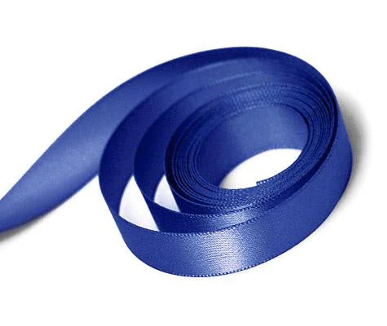 Light Navy 5/8 Single Face Ribbon