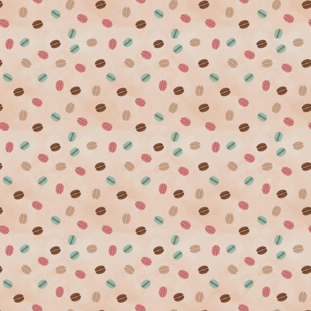 Fleurs and Flutter - macarons - beige