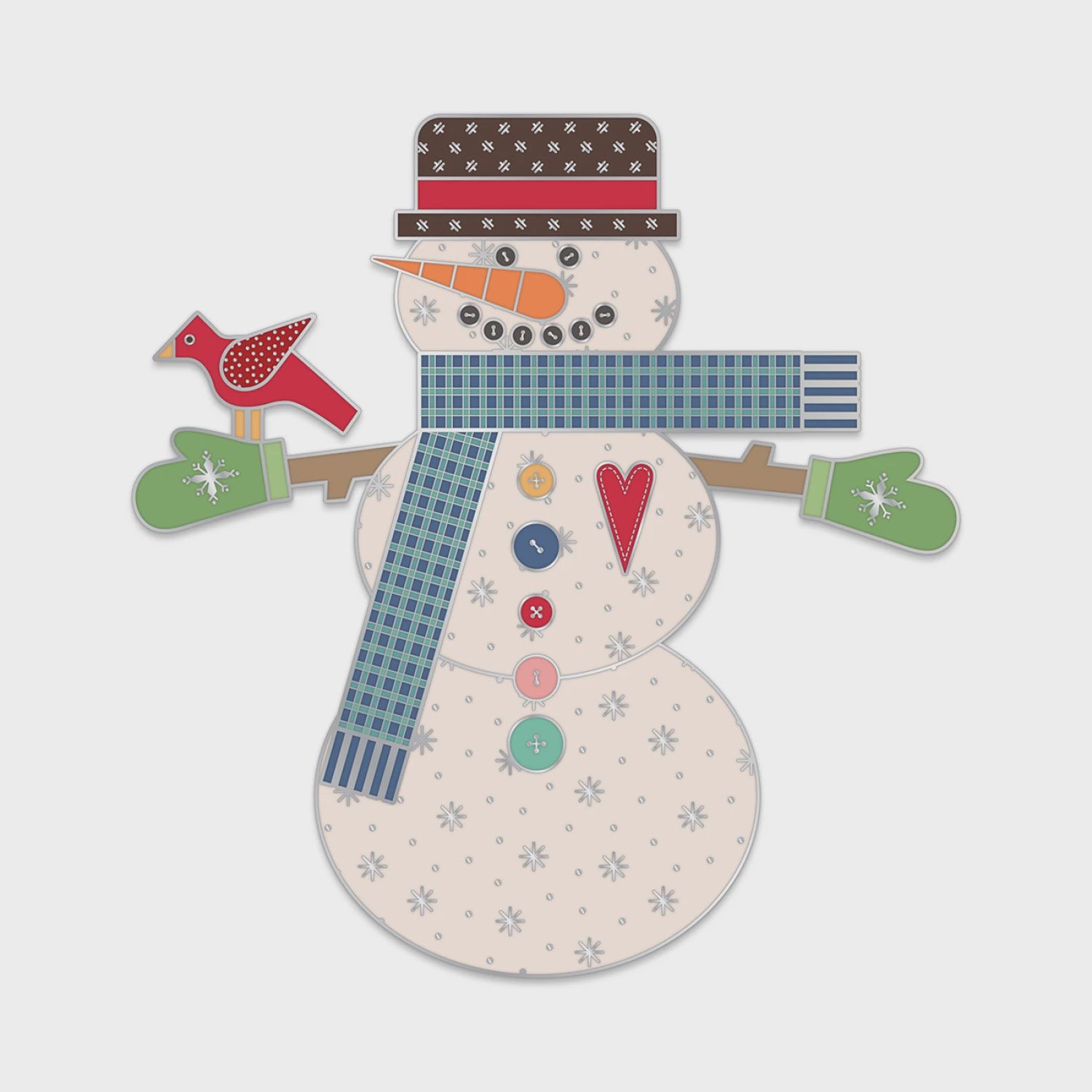 Snowman- Needle Minder