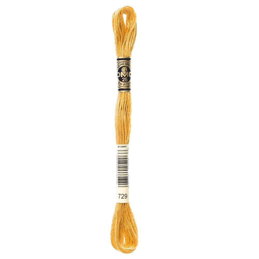 Embroidery Floss- 729 Medium Old Gold