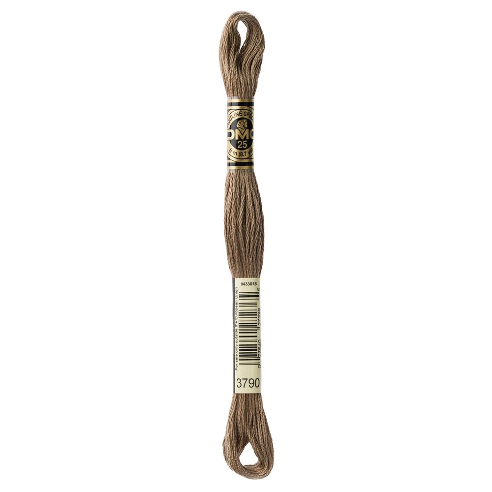 Embroidery Floss- 3790 Ultra Dark Beige Grey