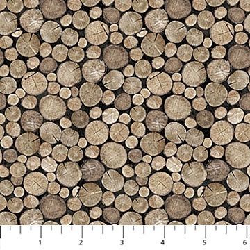 Winter Woodland - Brown Logs