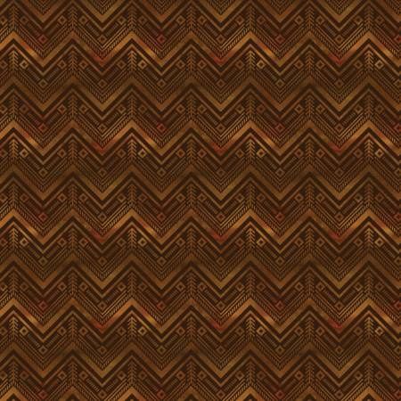 Twilight Wolf Pack-forest Geo chevron-brown
