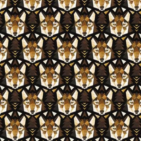 Twilight Wolf Pack-wolf Face-black