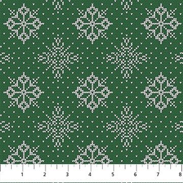 Snowbound- green knits