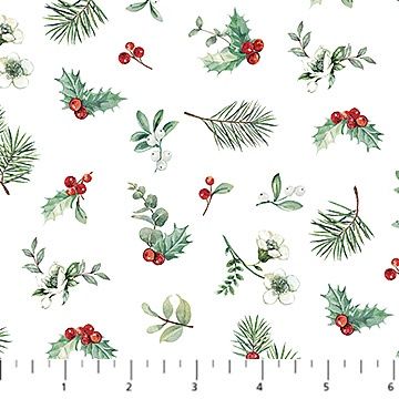 Home for Christmas white multi DP28930-10