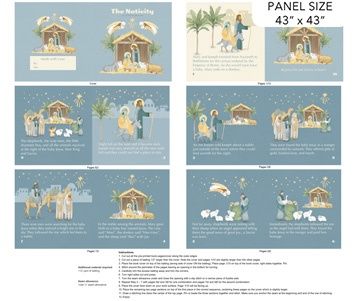 The Nativity blue multi DP28994-42