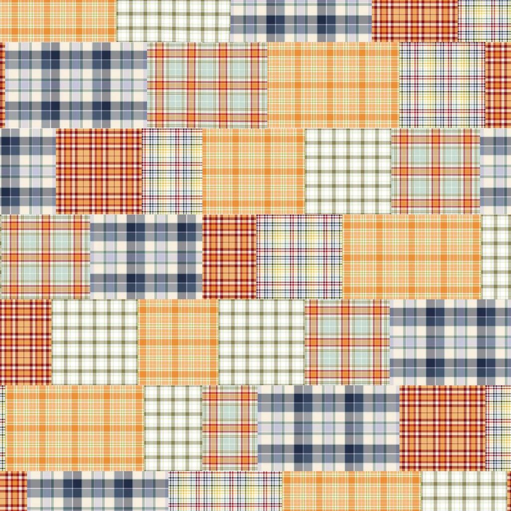 Pumpkin Patch Keeper - Patchwork Plaid