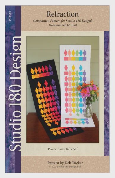 Refraction Table Runner Pattern