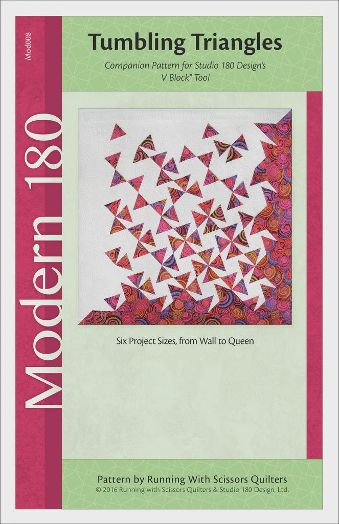 Tumbling Triangles Quilt Pattern
