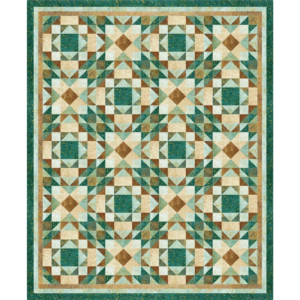 Cactus Flowers Quilt Kit
