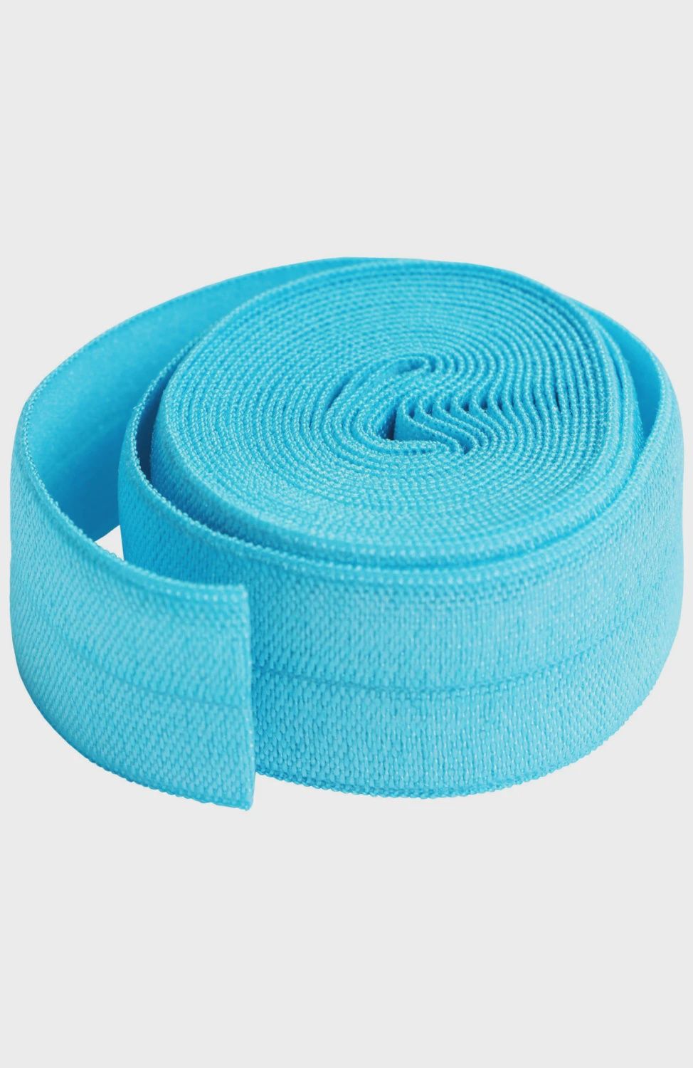 fold over elastic parrot blue
