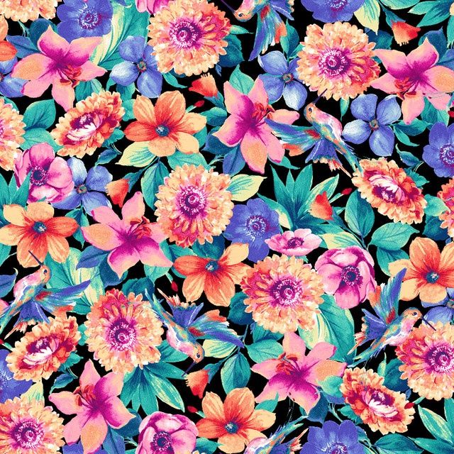 Summer Buzz large flowers MAS11062-J