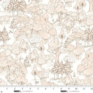 Classic Winnie- sepia trees