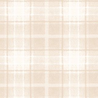 Snowtop mountain flannel beige Plaid MASF10896-E