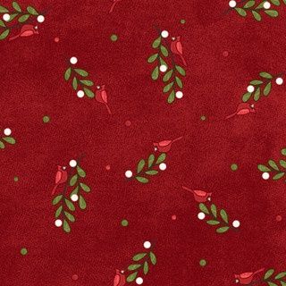 snowtop mountain flannel red cardinals MASF11164-R