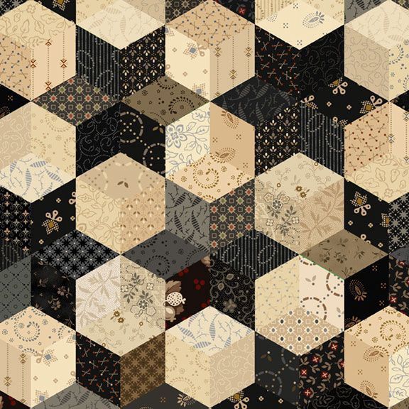Black Sheep Cottons Stars-Black