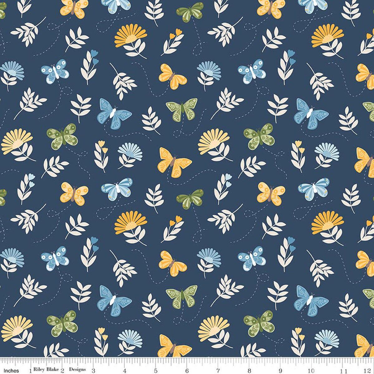 Sunshine and Dandelions 17922 Navy