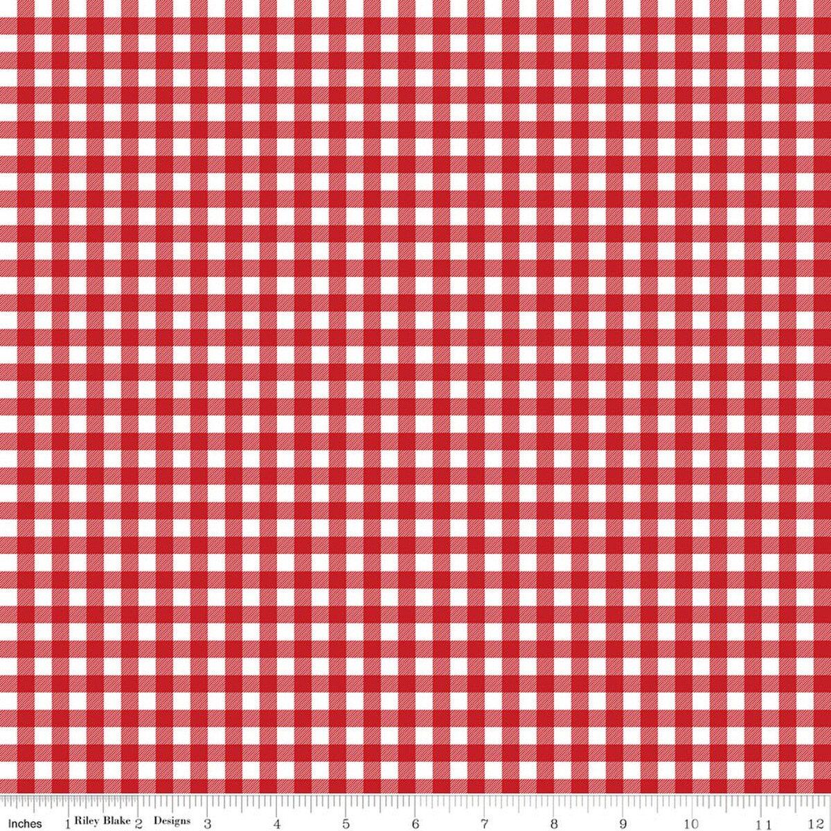 A Perfect Winter Red Plaid C17996