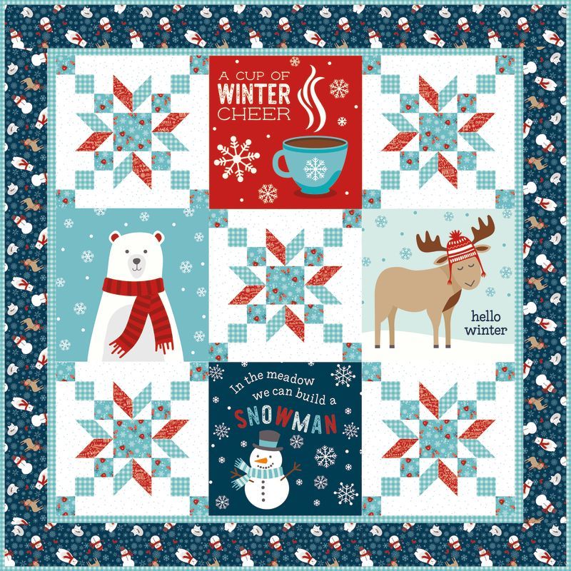 Winter Cheer Panel Quilt Kit
