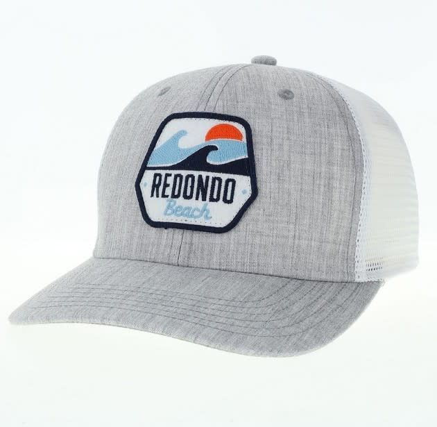 1568888 L2 RB BEACH DIVIDE HAT grey/white