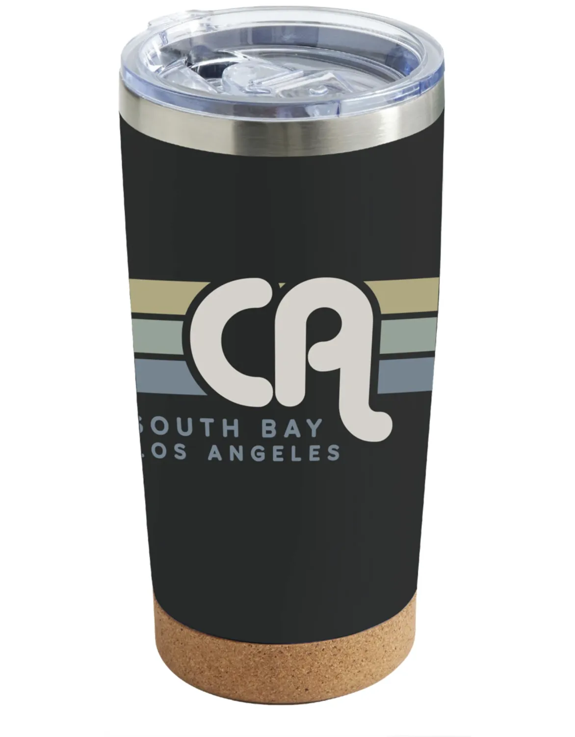 H231BLK TS S.BAY HONEYLEMON CORK BOTTOM TUMBLER BLK