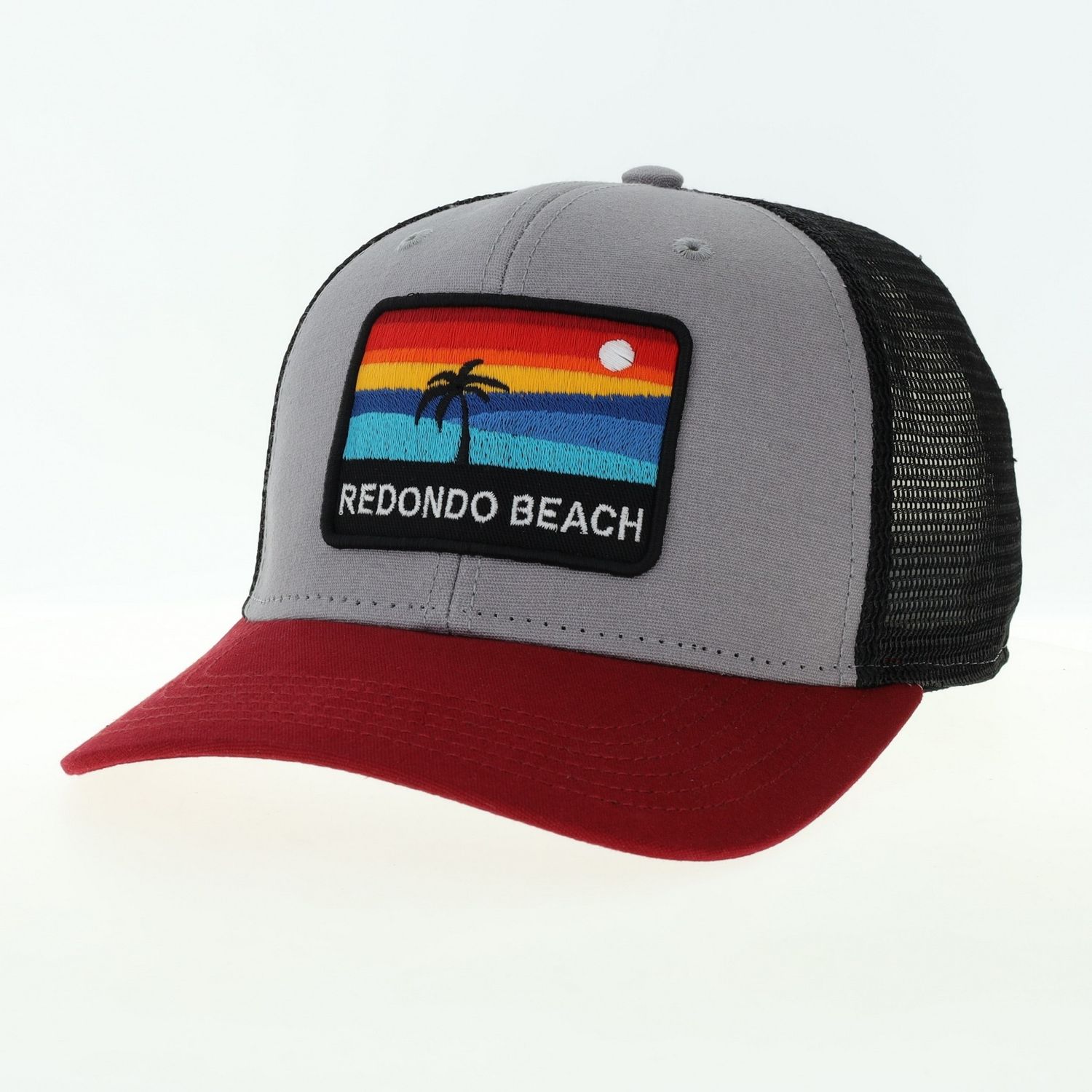 1288443 L2 HAT RB HORIZON GREY/BURG/BLACK