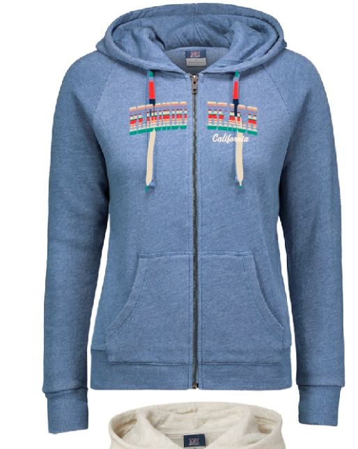 W20150 MV LSWT ZIP HOOD RB TROPICAL , Color: 738 BLUE, Size: SM