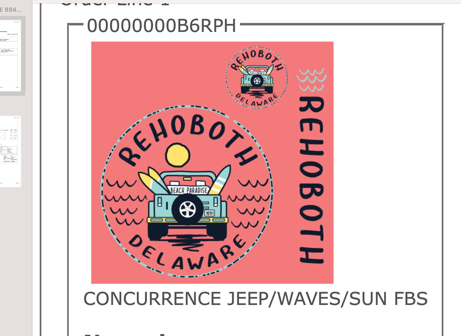 B6RPH OLL LS B84 RB CONCURRENCE JEEP  , Color: NEOCORAL, Size: SM