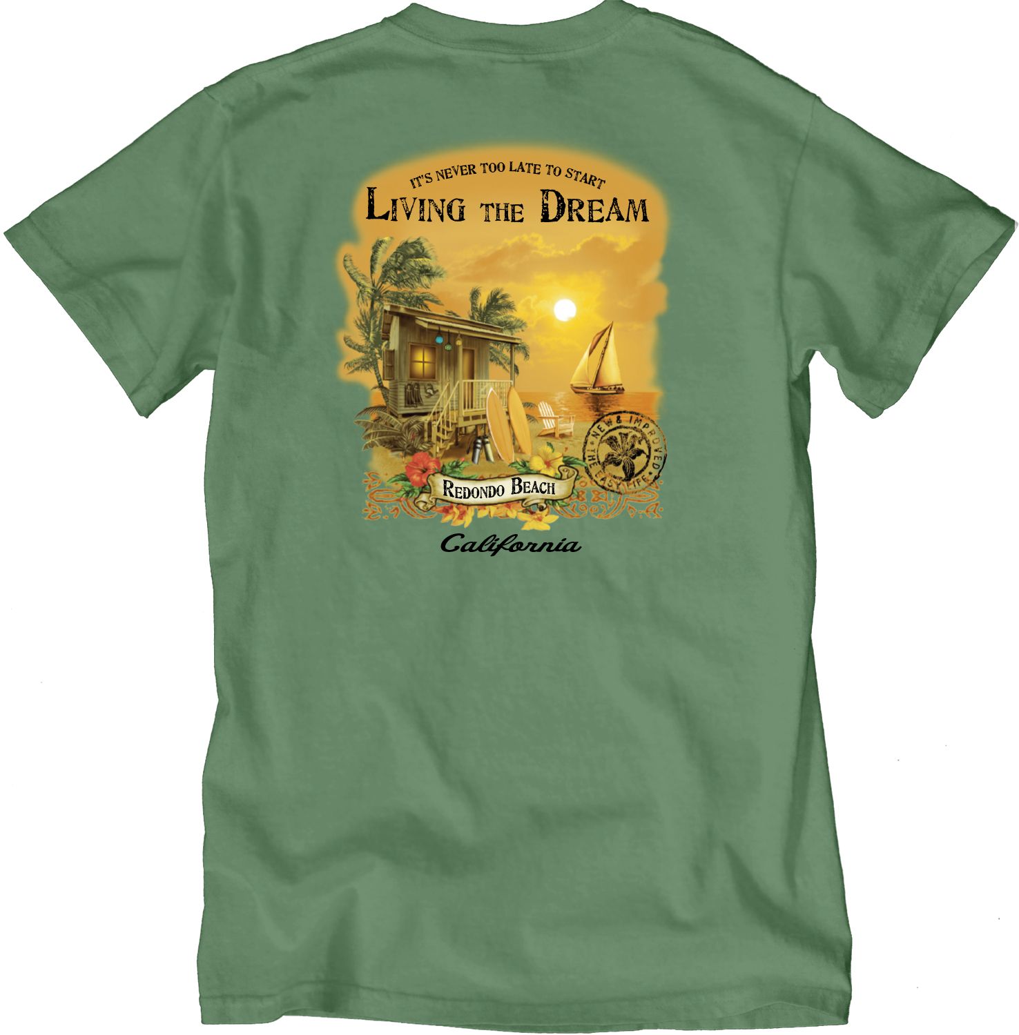 043W OTR B84 SS RB THE DREAM , Color: D.GREEN, Size: SM