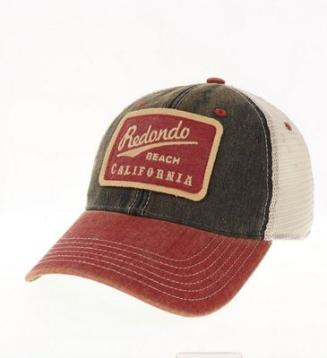 1301811 L2 HAT RB CONTEND Black/cardinal