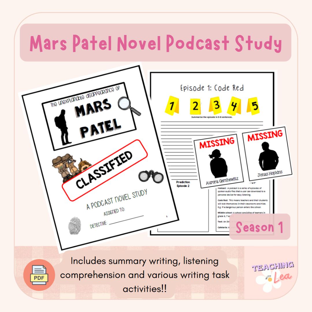 Mars Patel Novel Podcast Study