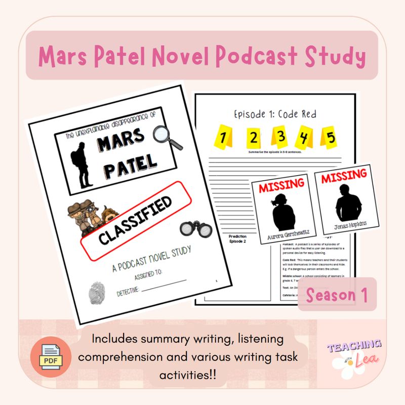 Mars Patel Novel Podcast Study