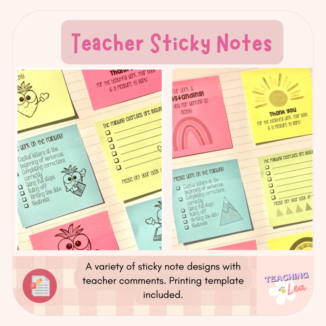 Teacher Sticky Notes