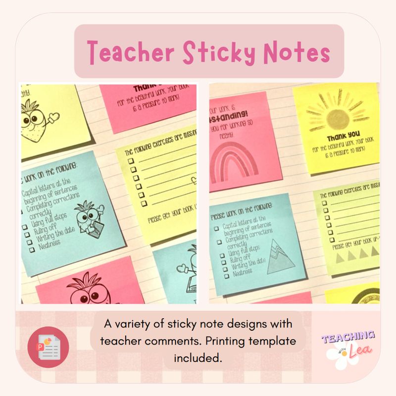Teacher Sticky Notes