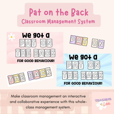 Pat on the Back - Class Management