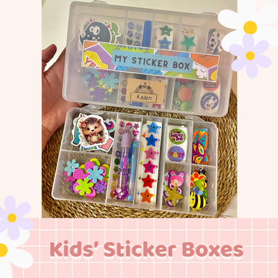 Kids’ Sticker boxes