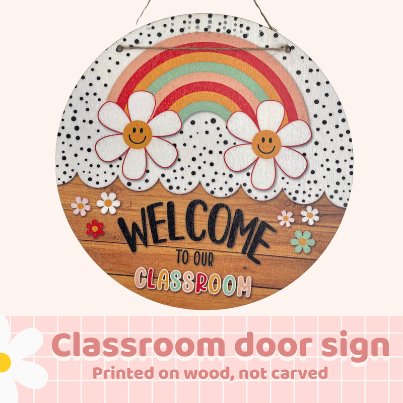 Classroom Door Sign