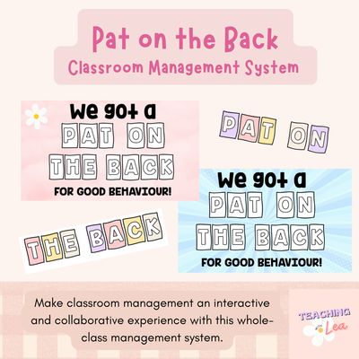 Pat on the Back - Class Management