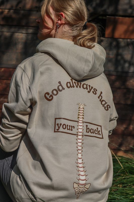 God always has your back hoodie