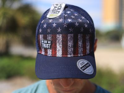 HOLD FAST PATRIOTIC FLAG CAP