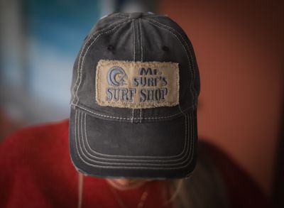 MS Heavy Washed Patch Hat, Color: Black