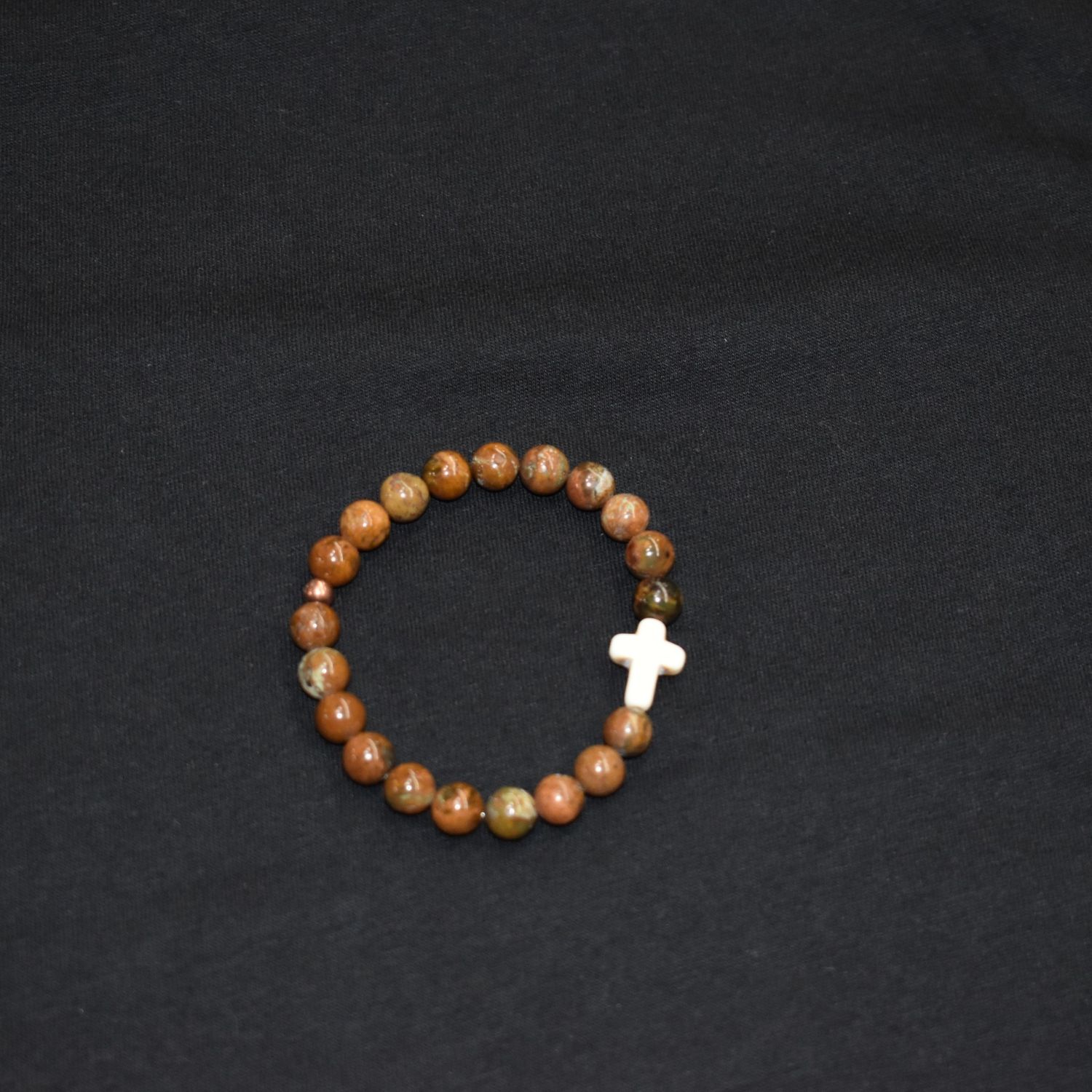 RAHAB'S ROPE GRACE UPON GRACE BROWN BRACELET #B3200