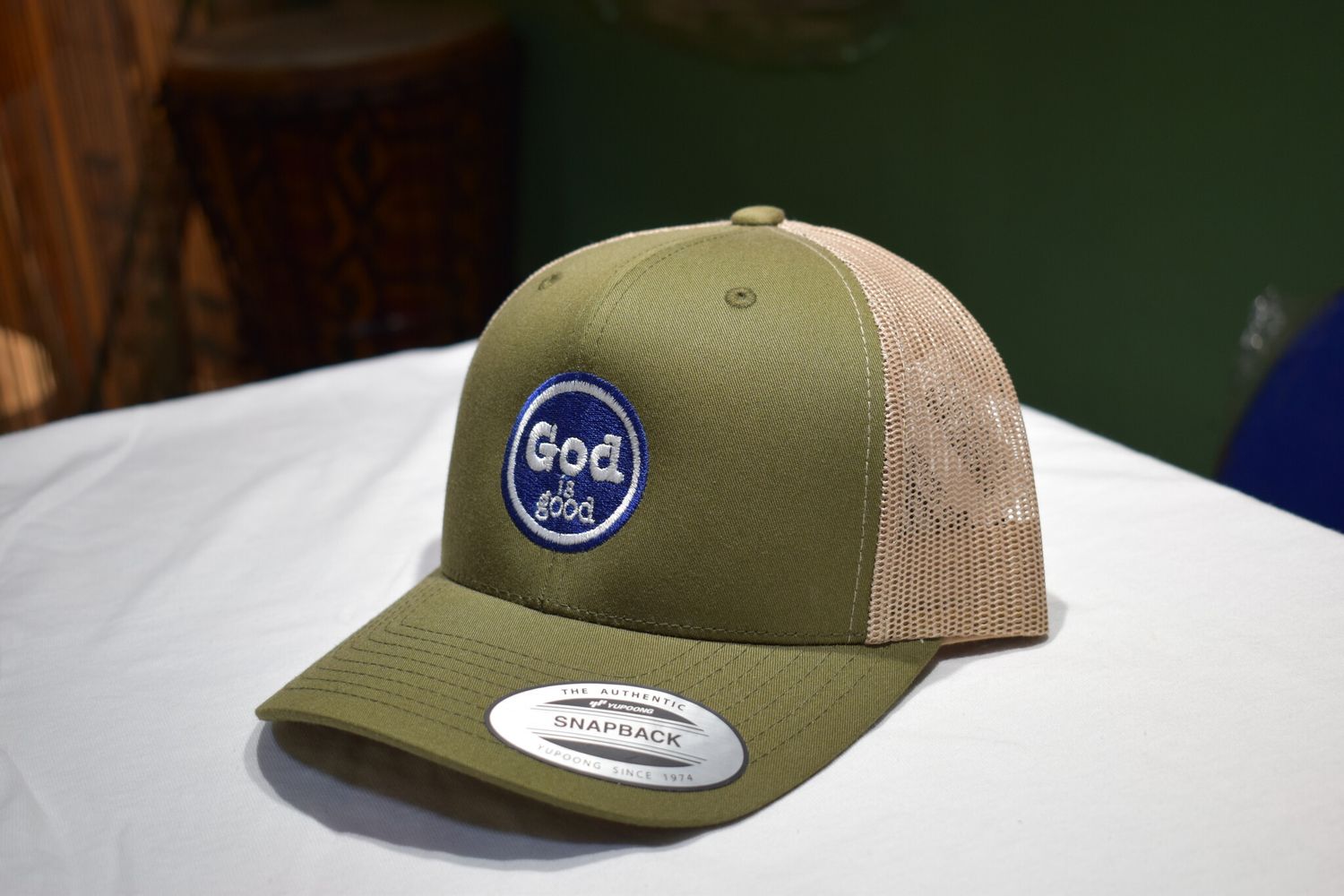 GOD IS GOOD EMBROIDERED HAT