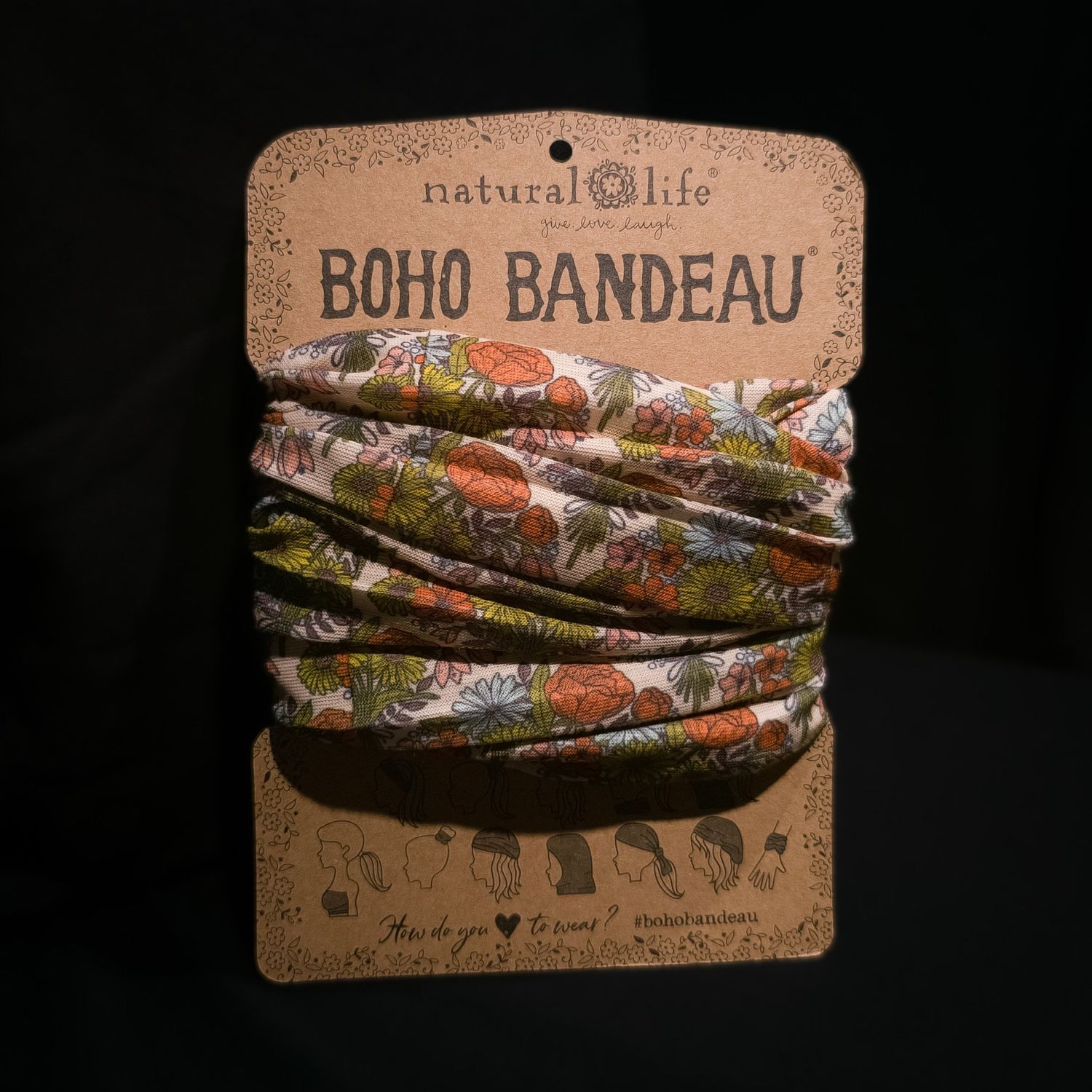 BOHO BANDEAU RETRO DAISIES CREAM BBW000149