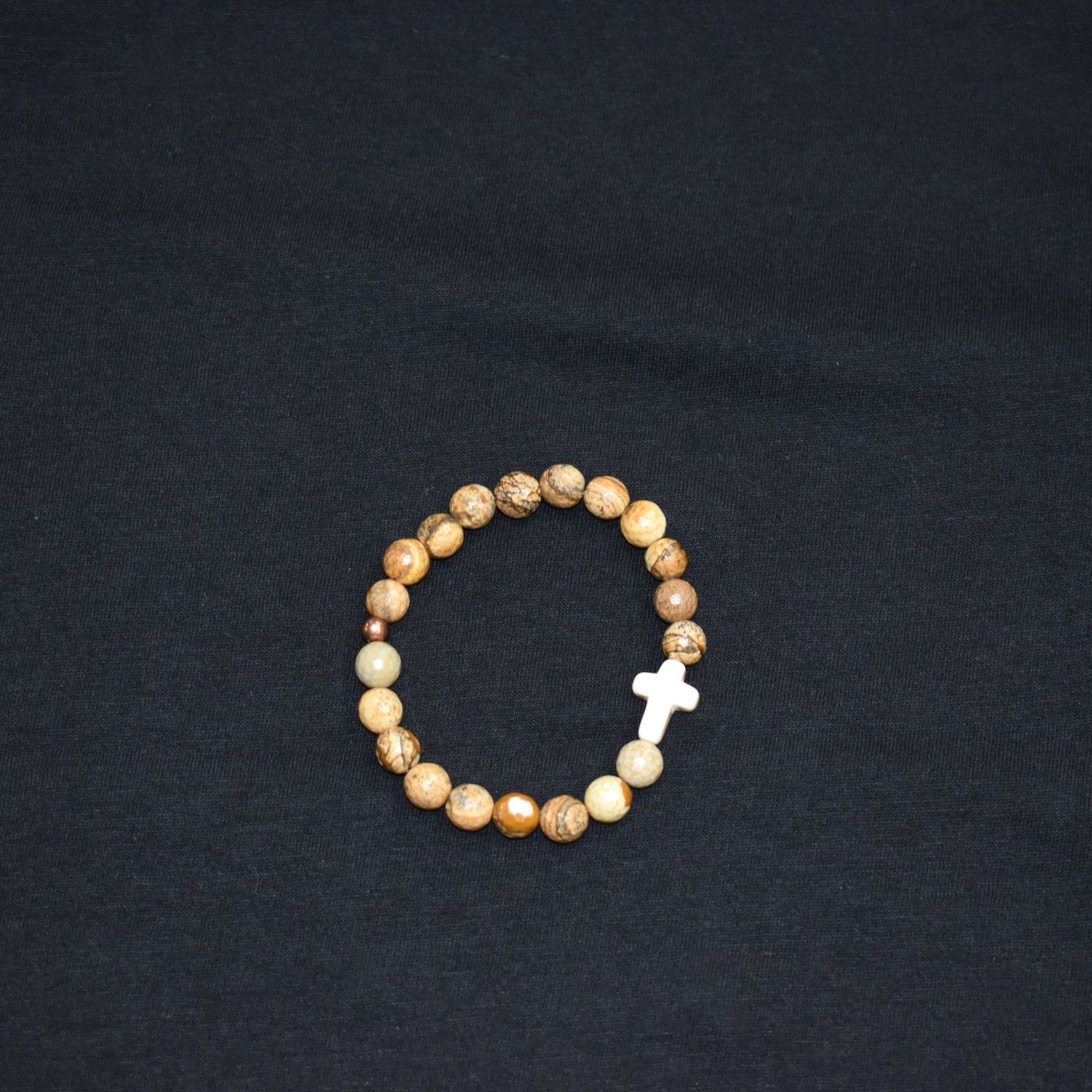 RAHAB'S ROPE GRACE UPON GRACE TAN BRACELET #T3200