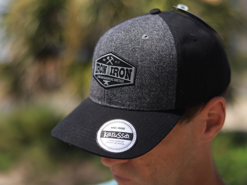 KERUSSO IRON SHARPENS IRON CAP BLACK/GREY