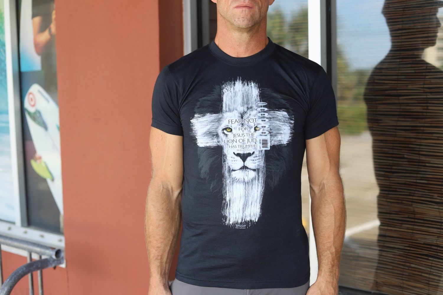 Kerusso Lion Cross SS, Size: S