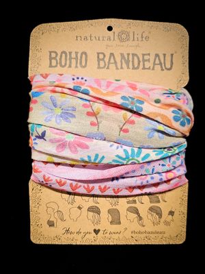 BOHO BANDEAU CREAM BORDER BBW000088