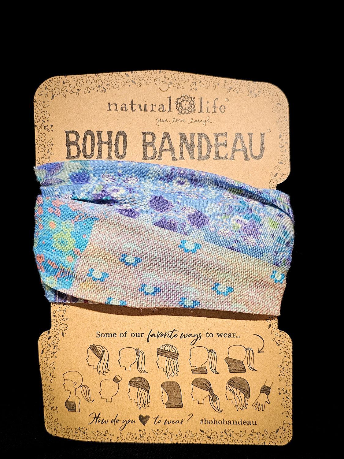 BOHO BANDEAU BLU WTRCLR PATCHWORK BBW000164